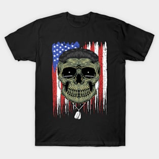 USA skull t-shirt 2020 T-Shirt T-Shirt